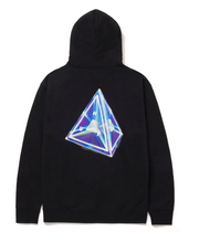 Load image into Gallery viewer, HUF Tesseract Triple Triangle Hoodie black