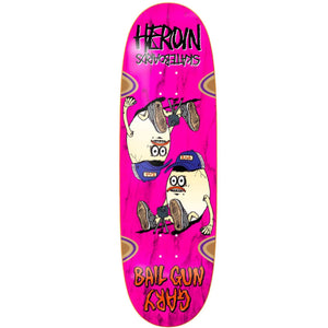 Heroin Skateboards Bail Gun Gary 4 Deck 9.75"