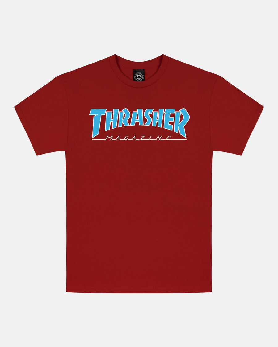 Thrasher Outlined Shirt Cardinal