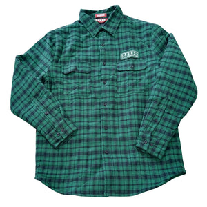 Brand Logo Flannel Jacke