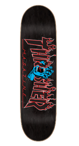 Thrasher Screaming Flame Logo Santa Cruz Skateboard Deck 8.5