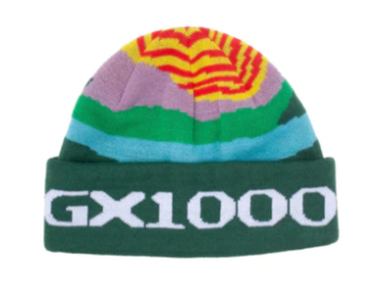 【GX1000】 FLORAL BEANIE Green GX1000 FLORAL BEANIE / GREEN (ジーエックスセン ビーニー